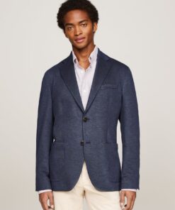 SINGLE BREASTED JERSEY BLAZER