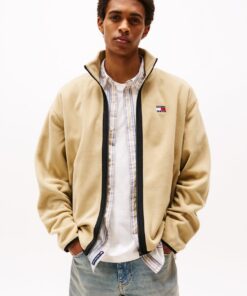 TOMMY BADGE POLAR FLEECE SWEATSHIRT