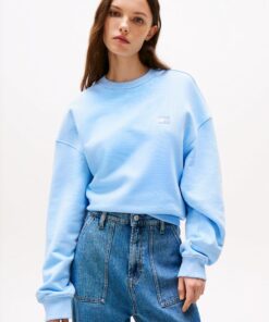 TOMMY BADGE BOXY SWEATSHIRT