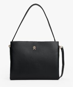 PEBBLE GRAIN CROSSBODY SATCHEL