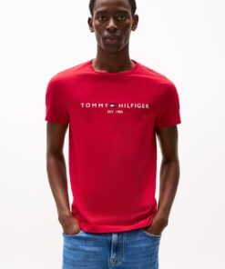 LOGO EMBROIDERY SLIM T-SHIRT