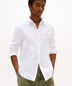 TH FLEX SLIM FIT DOBBY SHIRT