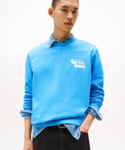STACK LOGO CREW NECK SWEATSHIRT
