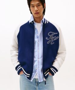 VARSITY BACK LOGO BOMBER JACKET