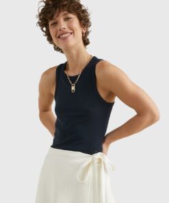 RIBBED SLIM FIT TANK TOP