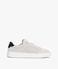 SUEDE CHUNKY SOLE COURT TRAINERS