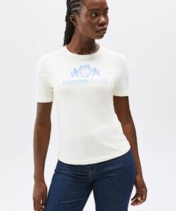 SLIM VARSITY CREW NECK T-SHIRT