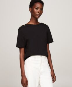 STRIPE BOAT NECK RELAXED T-SHIRT