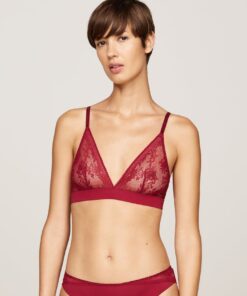UNLINED LACE TRIANGLE BRA