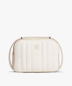 TH MONOGRAM QUILTED CAMERA BAG