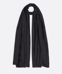 TH MONOGRAM JACQUARD SCARF