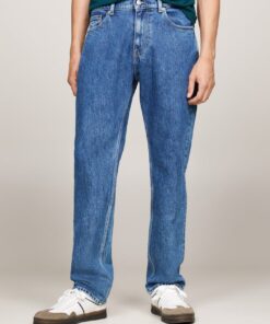 SLIM STRAIGHT FADED JEANS