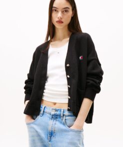 TOMMY BADGE CARDIGAN
