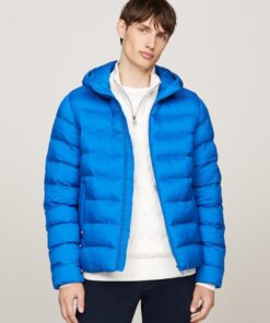 WATER REPELLENT PADDED HOODED JACKET