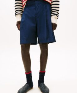 THE RUNWAY COLLECTION WIDE LEG CHINO SHORTS