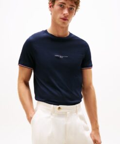 TIPPED CUFF SLIM T-SHIRT
