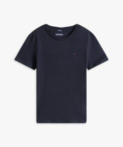 BOYS 3-7 BASIC CREW KNIT SHORT SLEEVE T-SHIRT