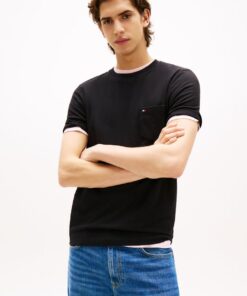 PATCH POCKET CREW NECK T-SHIRT