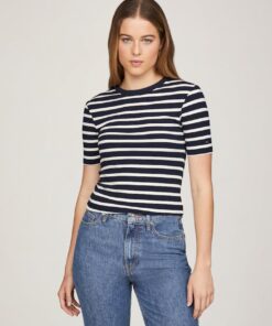 RIBBED SLIM T-SHIRT