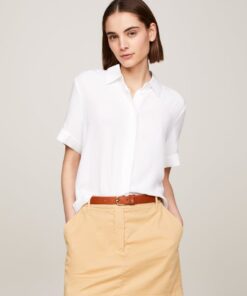 ESSENTIAL FLUID RELAXED SHORT SLEEVE SHIRT