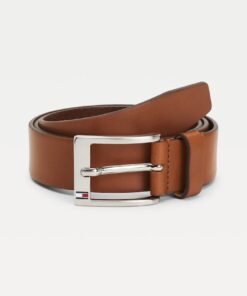 LEATHER SQUARE BUCKLE BELT