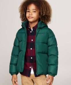 BOYS 8-16 ESSENTIAL PADDED HOODED JACKET
