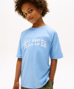 BOYS 8-16 MIXED LOGO RAGLAN SLEEVE T-SHIRT