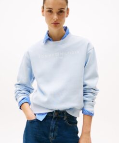 CHEST LOGO CREW NECK SWEATSHIRT