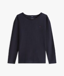 BOYS 3-7 BASIC LONG SLEEVE KNIT TEE