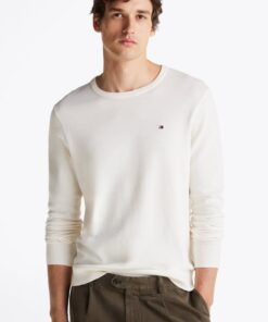 FLAG EMBROIDERY CREW NECK JUMPER
