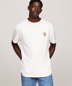 LOGO EMBROIDERY CREW NECK T-SHIRT