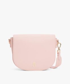 LOGO STRAP CROSSBODY SADDLE BAG