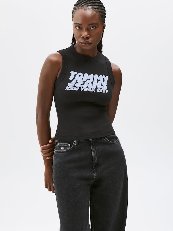 BUBBLE LOGO SLIM TANK TOP