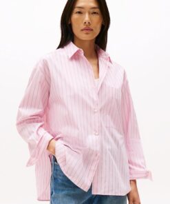 OVERSIZED FIT ADJUSTABLE CUFFS POPLIN SHIRT
