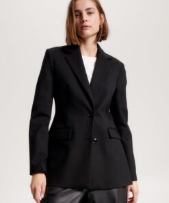 SLIM FIT KNITTED BLAZER