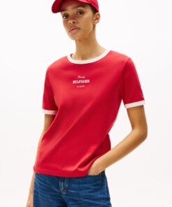 LOGO CONTRAST TRIM T-SHIRT