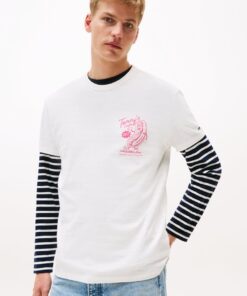 BACK GRAPHIC CREW NECK T-SHIRT